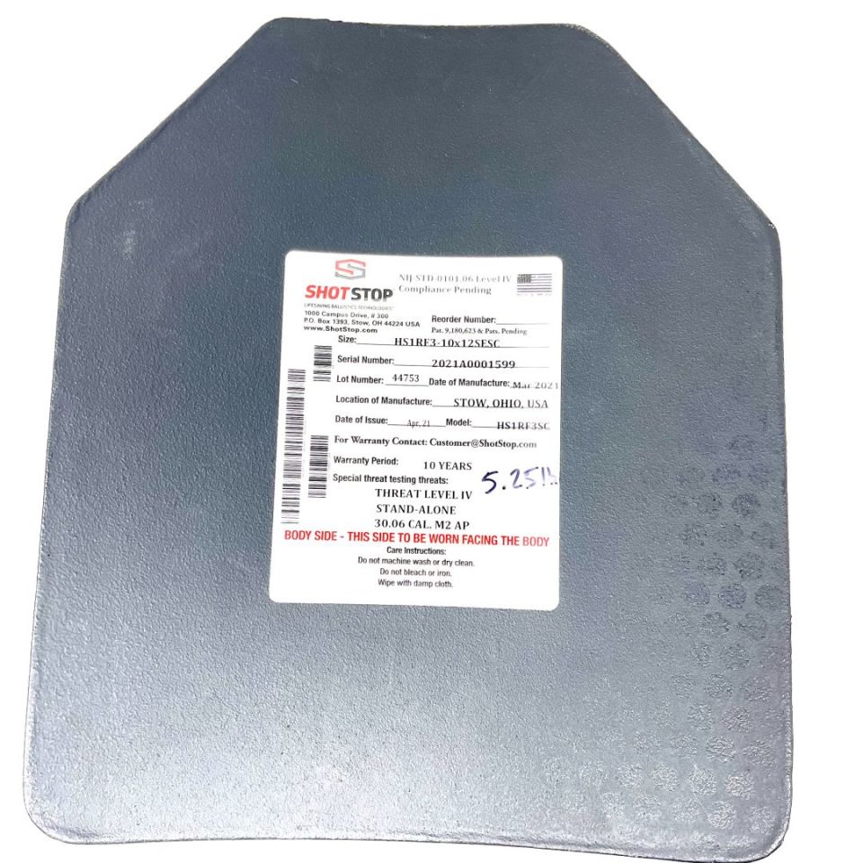 Image 2 - Shot Stop Lvl 4 Armor Plates Pair