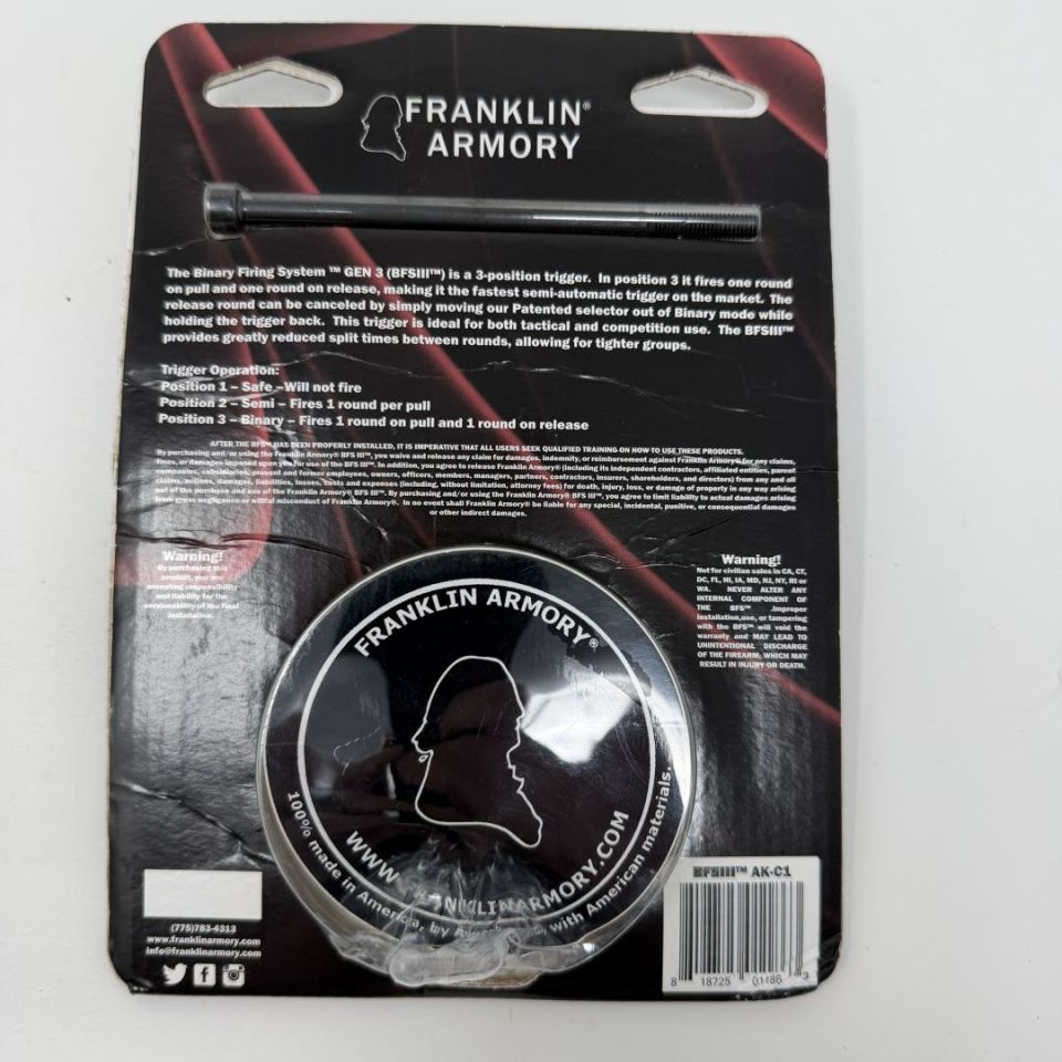 Image 2 - Franklin Binary Trigger AK-C1