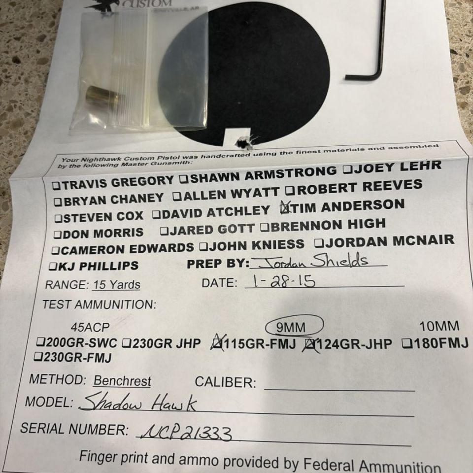 Image 5 - Nighthawk Shadow Hawk 9mm