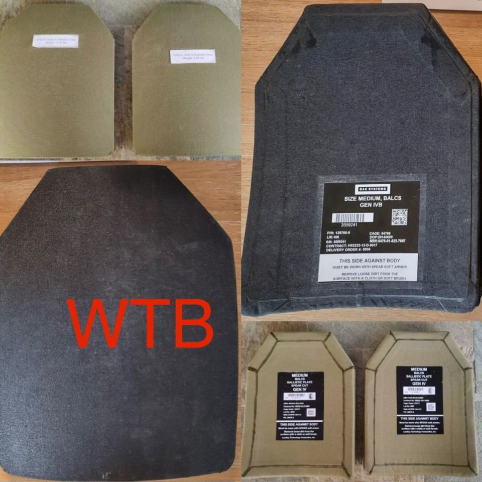 Image 2 - WTB SOCOM Spear SAPI Plates