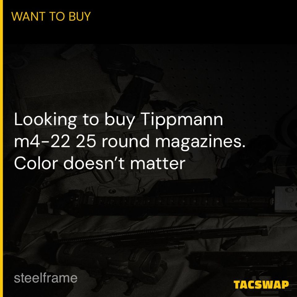 Image 1 - WTB: Tippmann m4-22 25rd mags