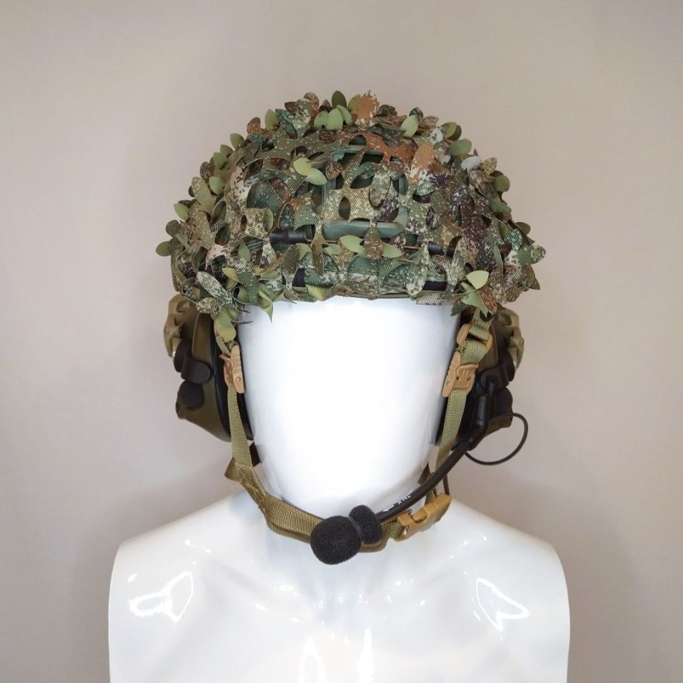 Image 2 - 🔥Helmet Scrim Chinese PLA Type 21 Xingkong Starry Sky Woodland Camo 