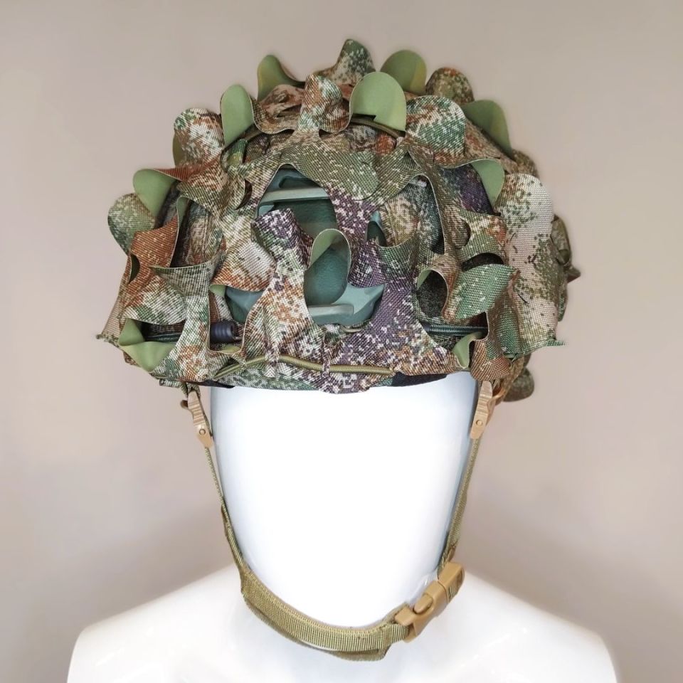 Image 1 - 🔥Helmet Scrim Chinese PLA Type 21 Xingkong Starry Sky Woodland Camo 