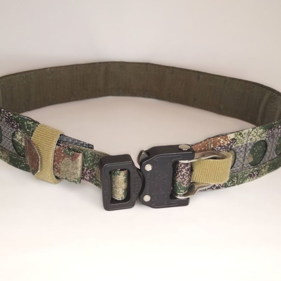 Image 1 - 🔥Bison style Molle Tactical Belt Chinese Type 21 Xingkong Starry Sky Woodland Camo