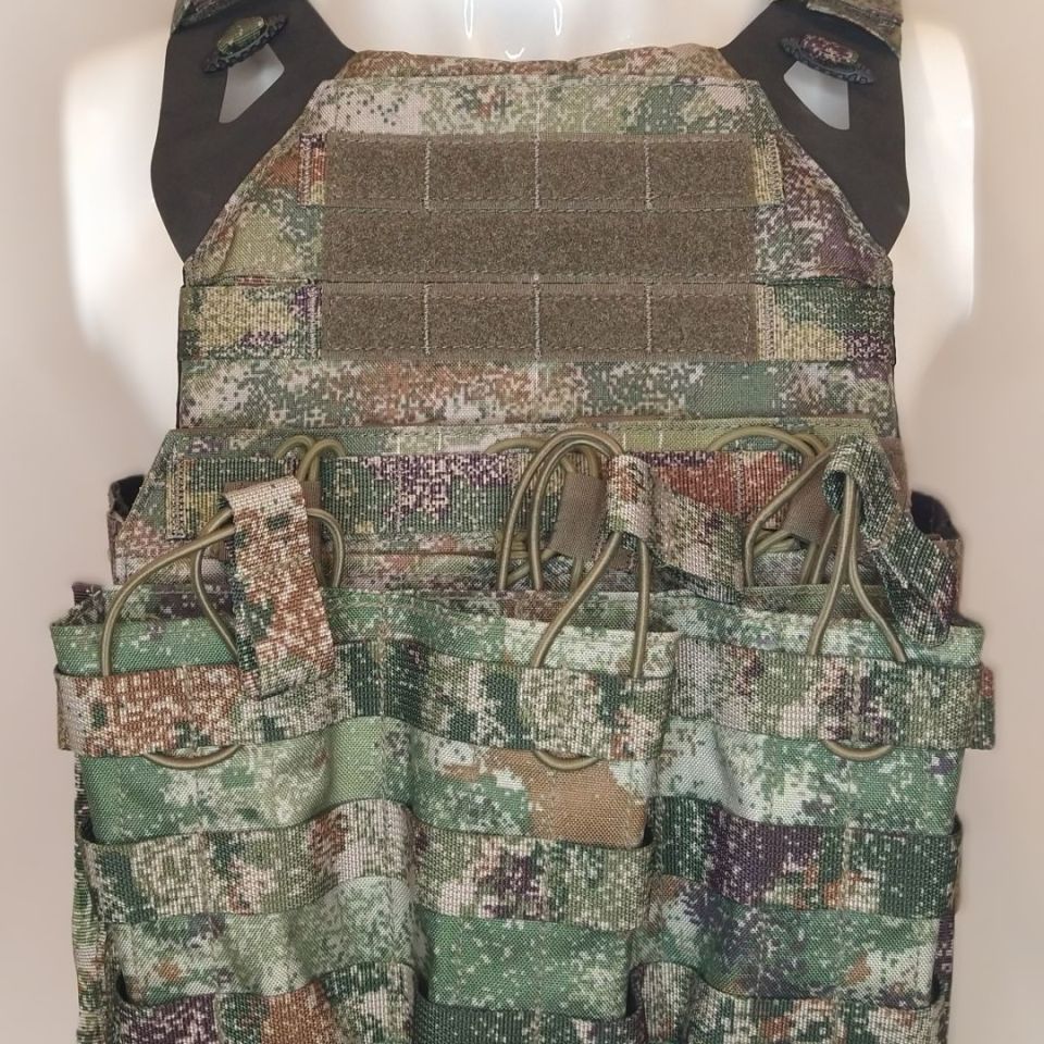 Image 4 - 🔥 Molle Triple Rifle Magazine Pouch Chinese PLA Type 21 Xingkong Woodland Camo