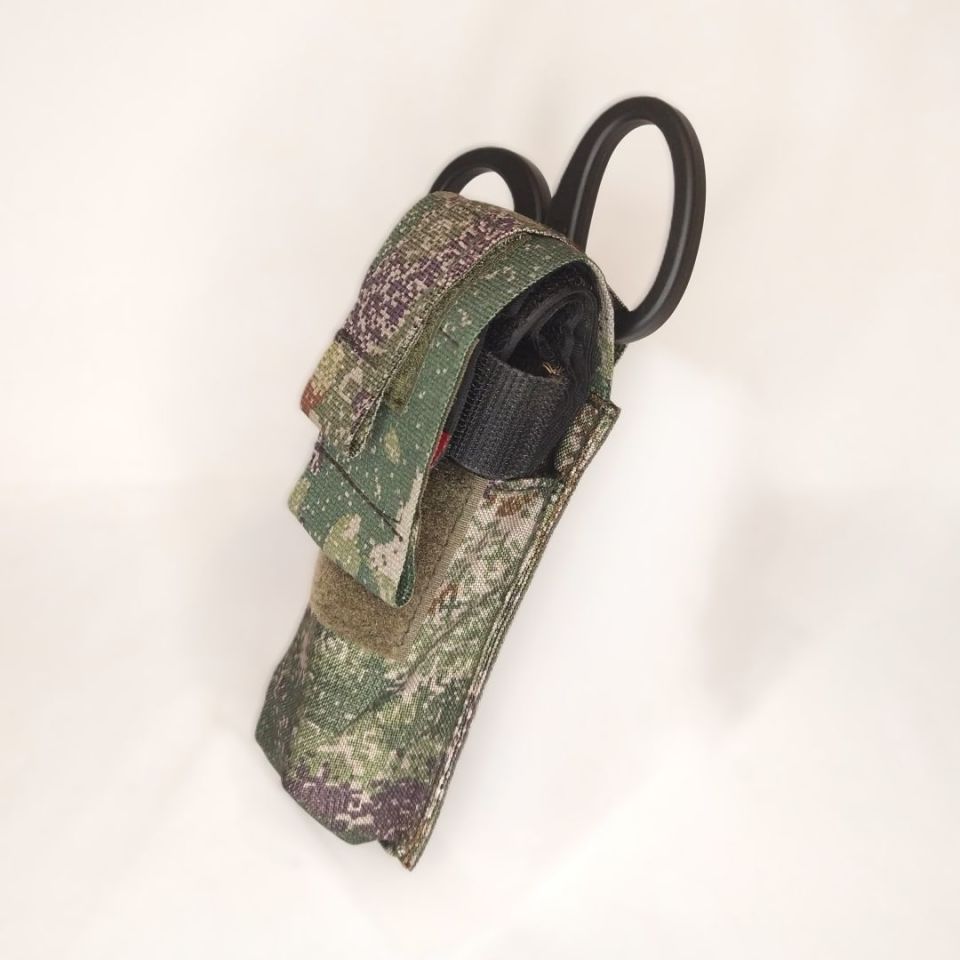 Image 1 - 🔥 Tourniquet & Medical Shears Pouch Chinese PLA Type 21 Xingkong Woodland Camo