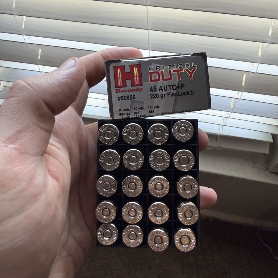 Image 1 - .45 +P Hornady CD (60)