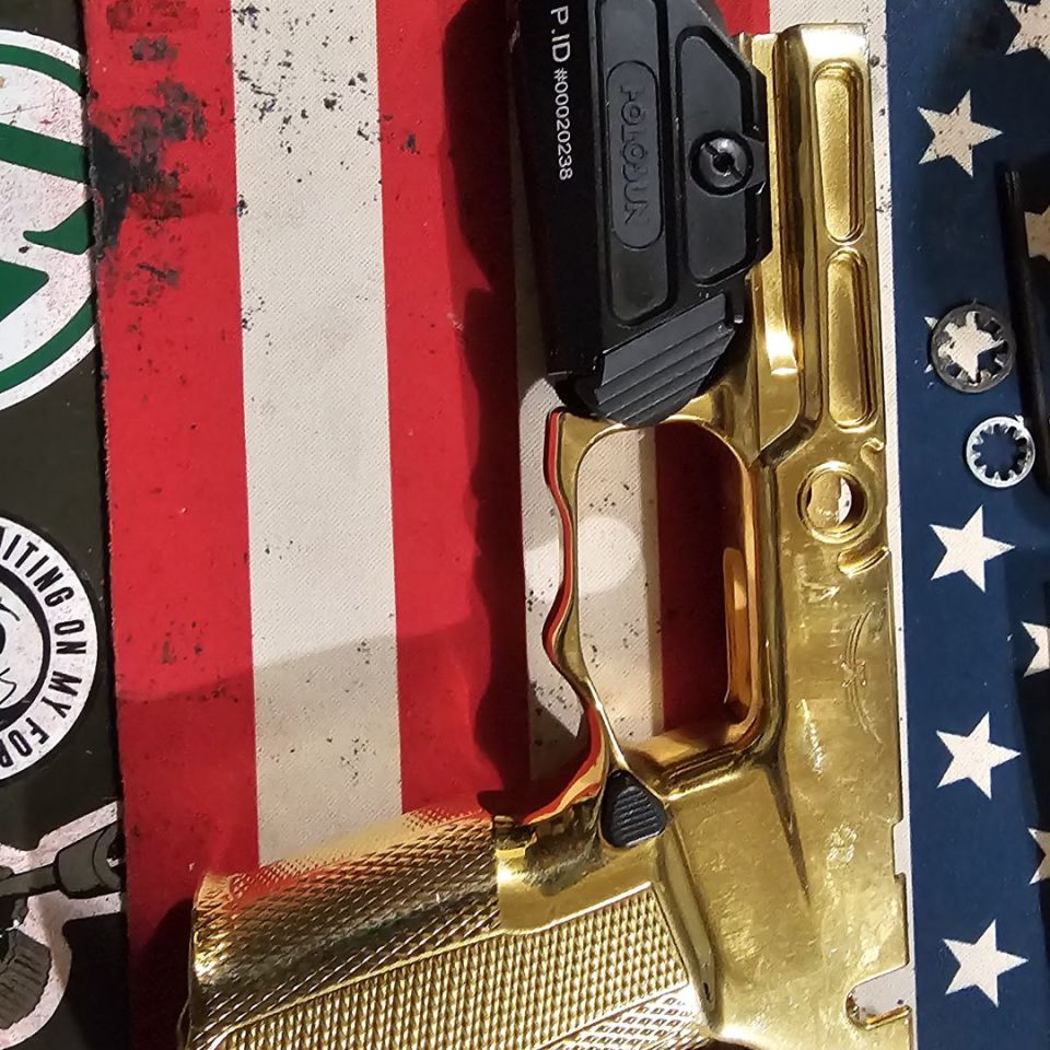 Image 3 - !!!!REAL GOLD!!! Plated Sig P 320 Frame
