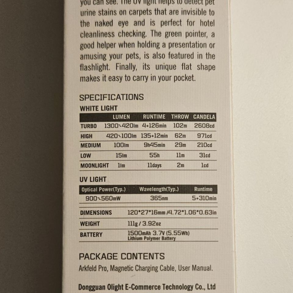 Image 5 - Olight Arkfeld Pro. New In Box