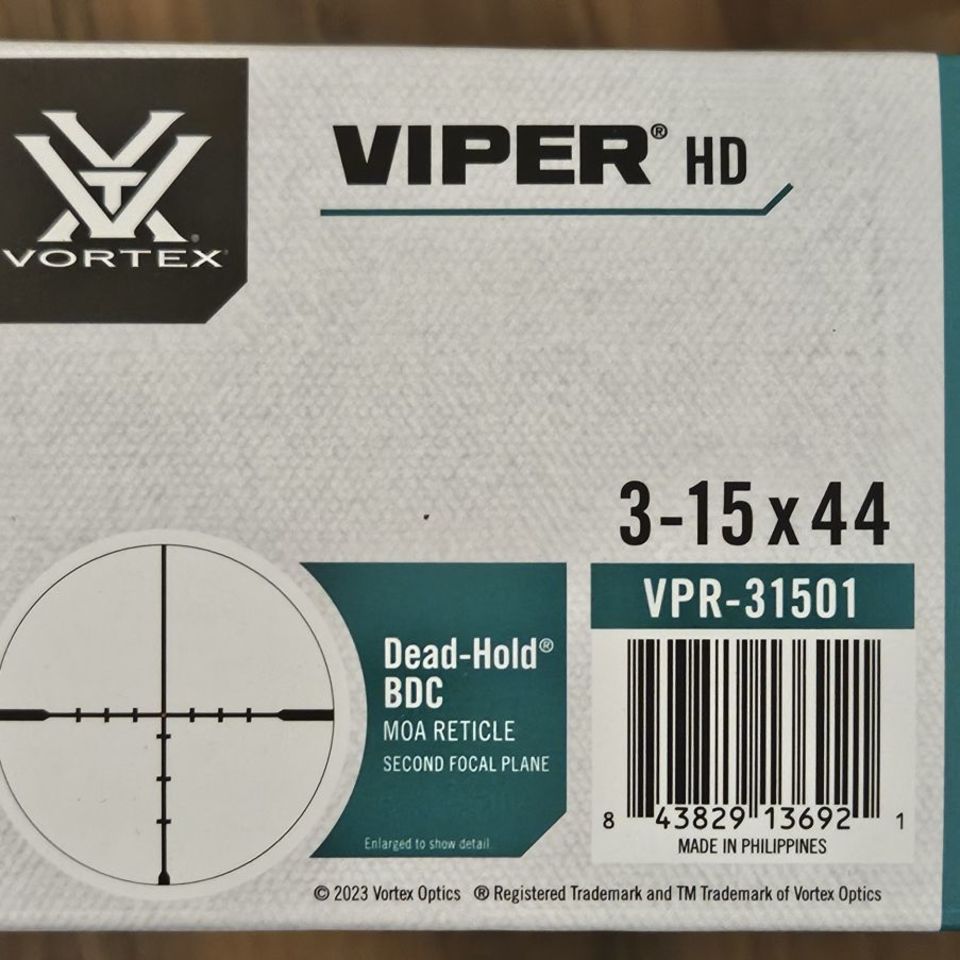 Image 3 - Vortex ViperHD 3-15x44 SFP MOA