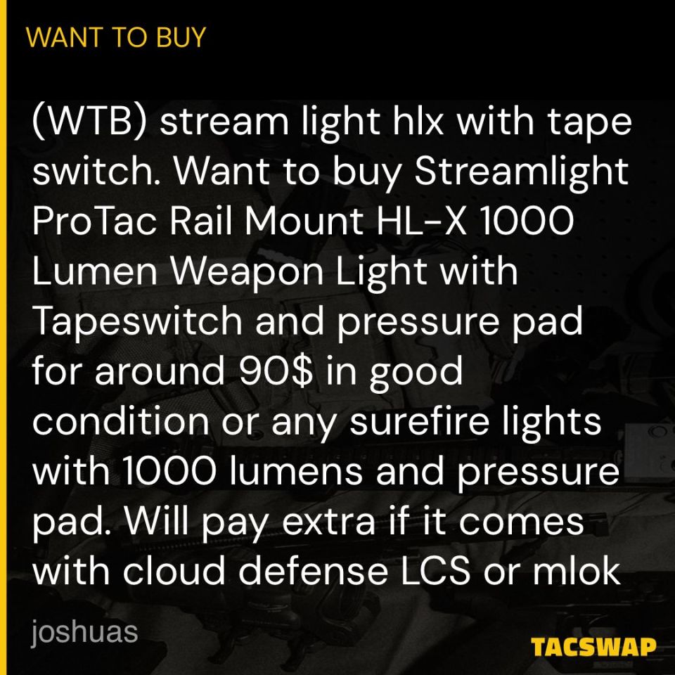 Image 1 - (WTB) 1000 lumens HLX for 100$