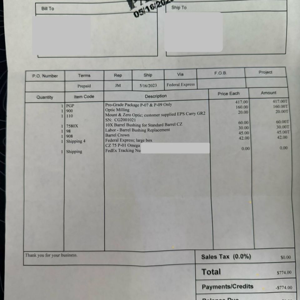 Image 2 - CGW CZ P01 Omega