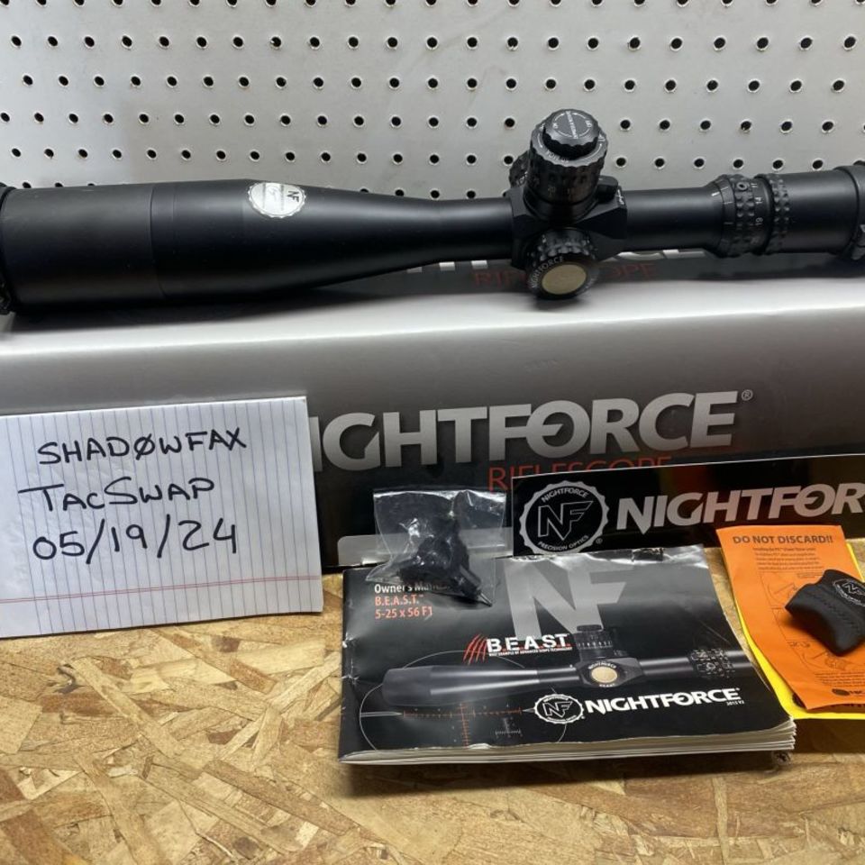 Image 1 - Nightforce BEAST 5-25 C450