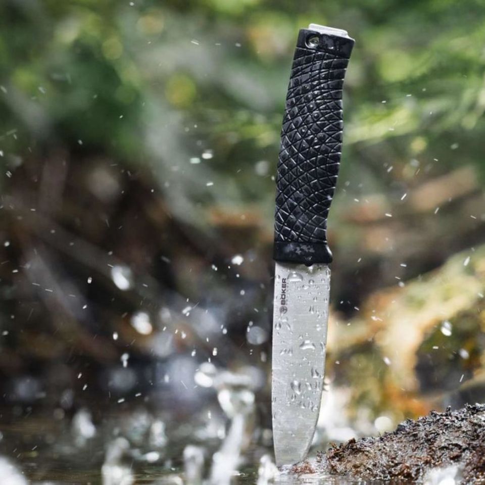 Image 1 - Bronco 62-63HRC Bushcraft fixed blade knife