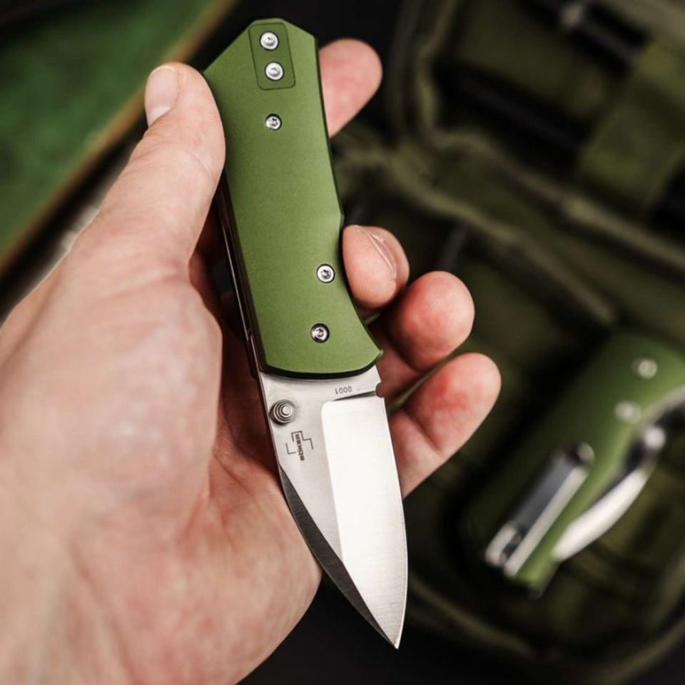 Image 1 - Boker Lefti Green pocket knife