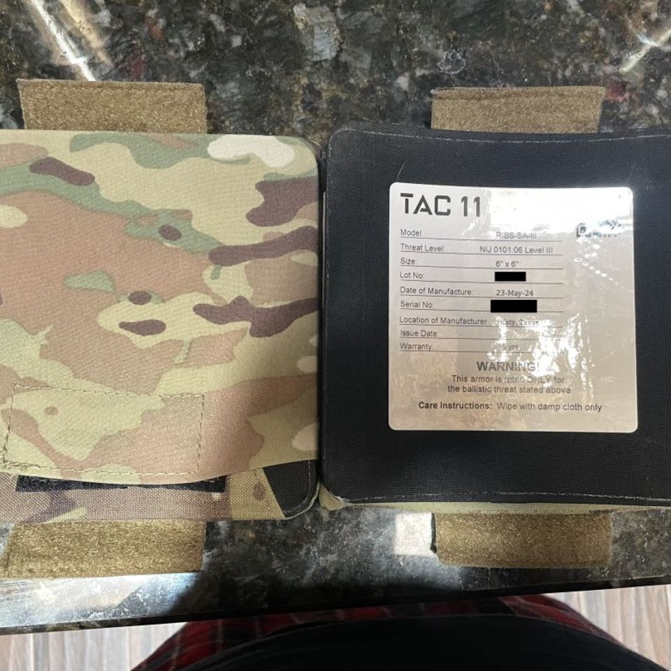 Image 1 - Tac 11 'RIBS' 6x6 side armor/plates 