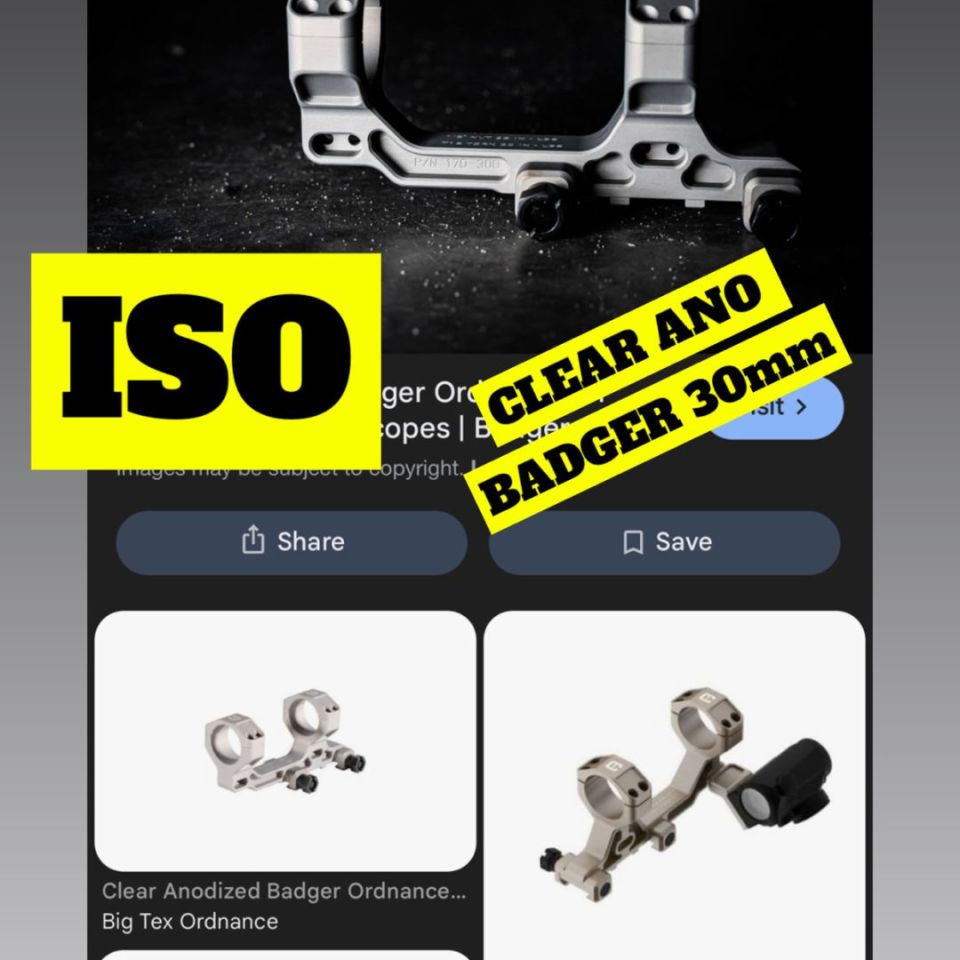 Image 1 - ISO CLEAR ANO BADGER