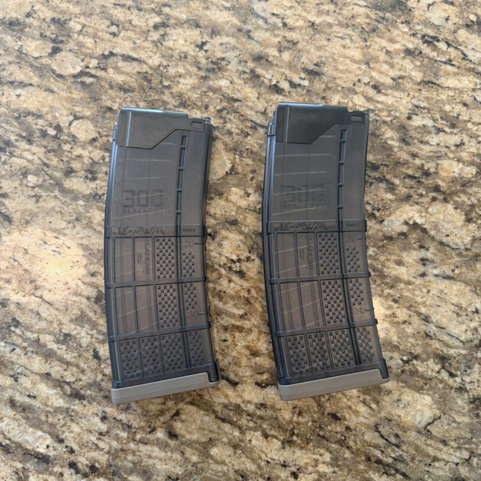 Image 1 - 2x Lancer 300BLK magazines 