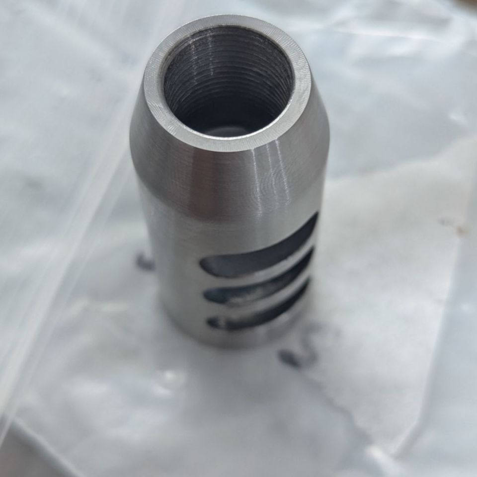 Image 3 - .30 Cal Muzzle Brake 5/8"-24