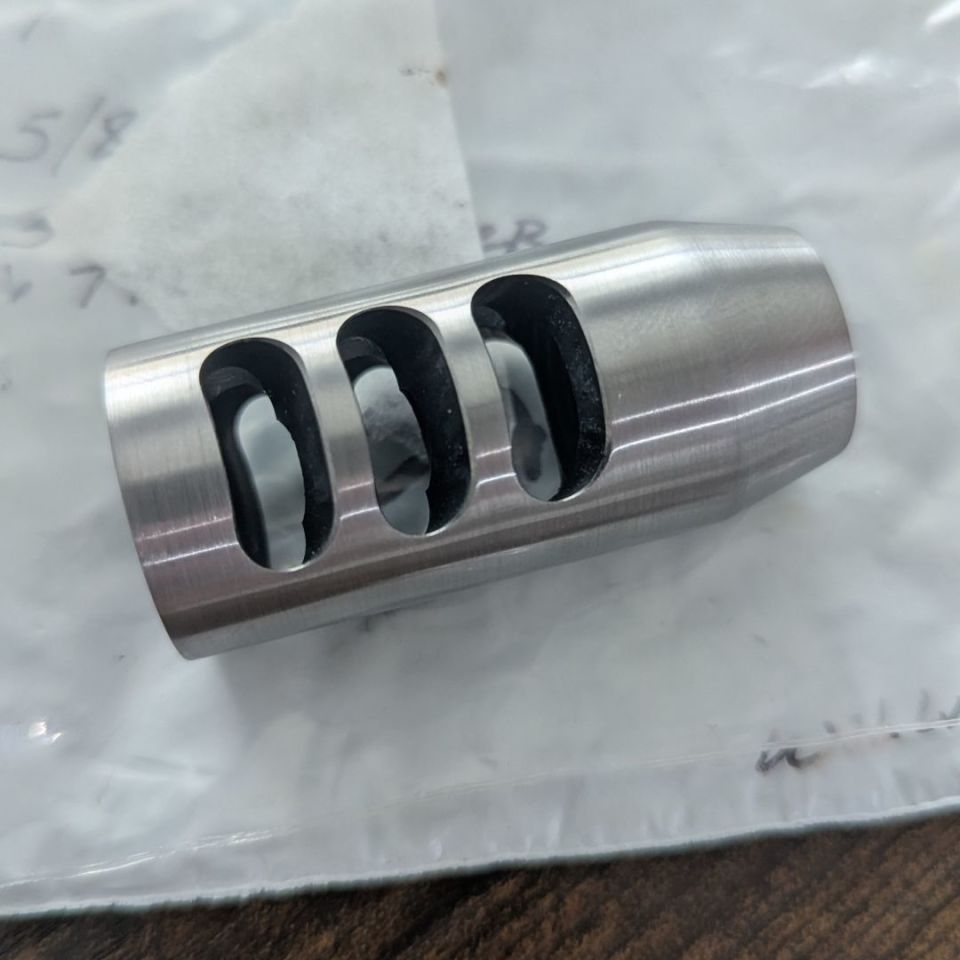 Image 1 - .30 Cal Muzzle Brake 5/8"-24