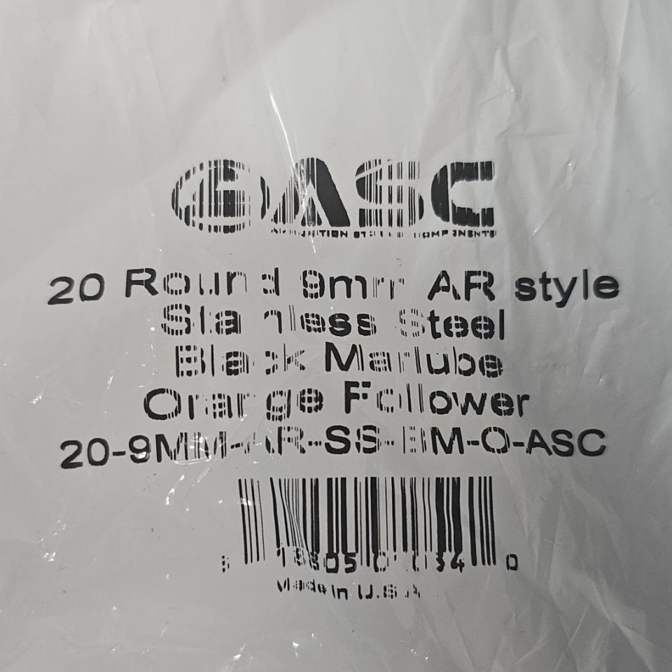 Image 3 - ASC 9mm Colt SMG mags - 5 Pack