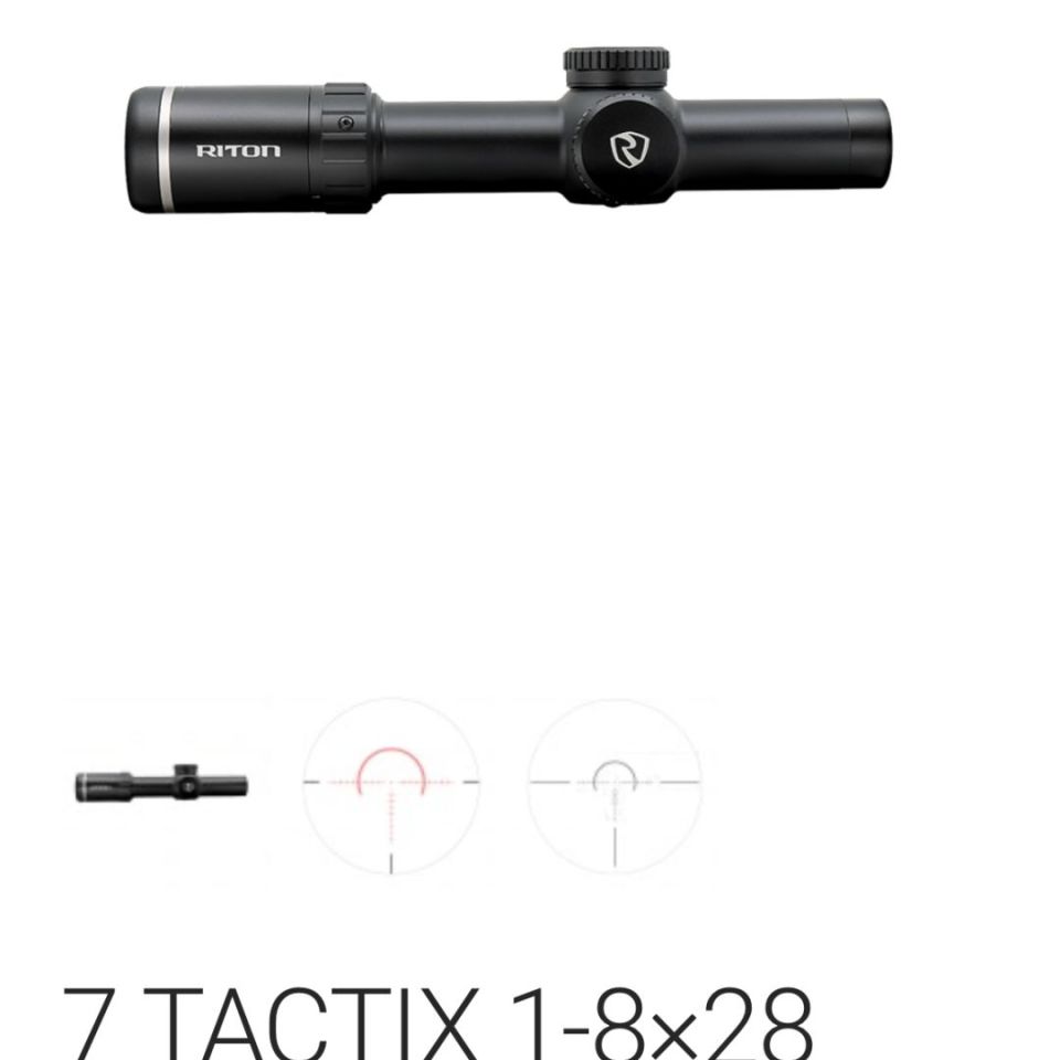 Image 1 - Riton X7 Tactix 1-8x28 FFP
