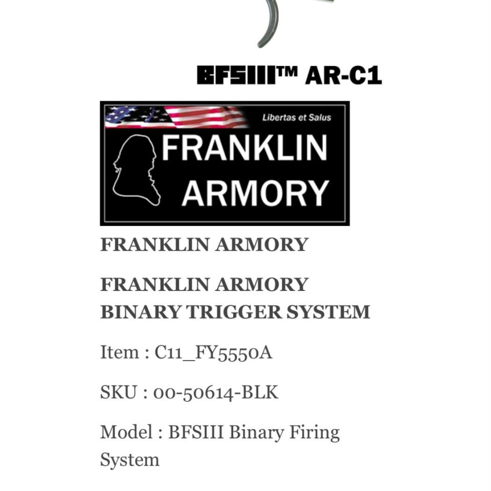 Image 3 - H&R M16A1 w Franklin binary