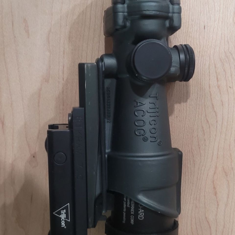 Image 2 - Trijicon TA01 red crosshair.