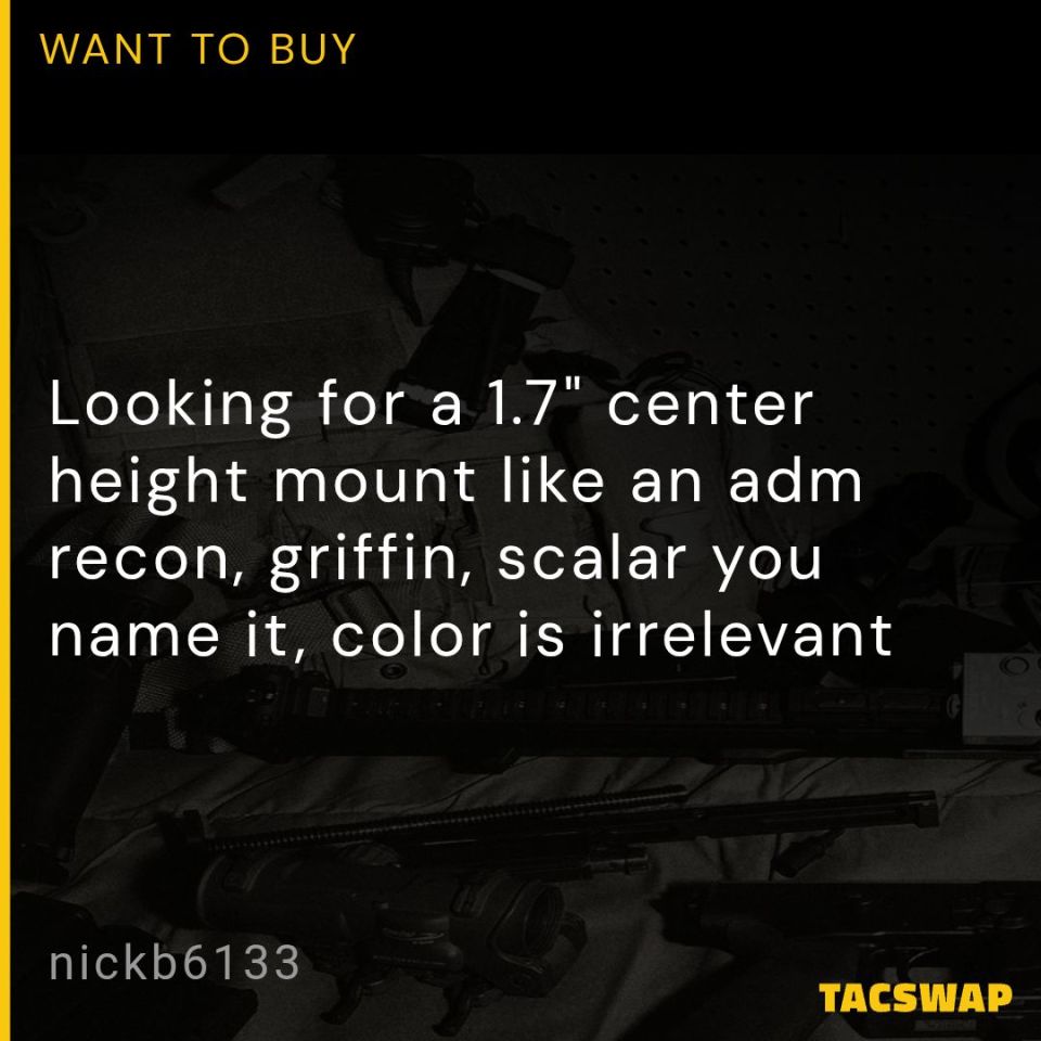 Image 1 - 30mm 1.7" scope mount. 