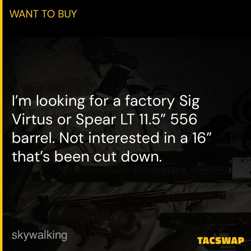 Image 1 - Sig MCX 11.5” Barrel