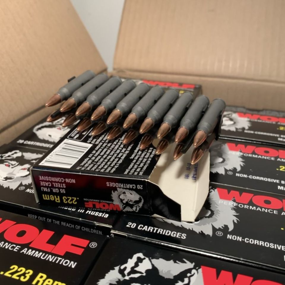 Image 2 - Free Ship 1k Wolf .223