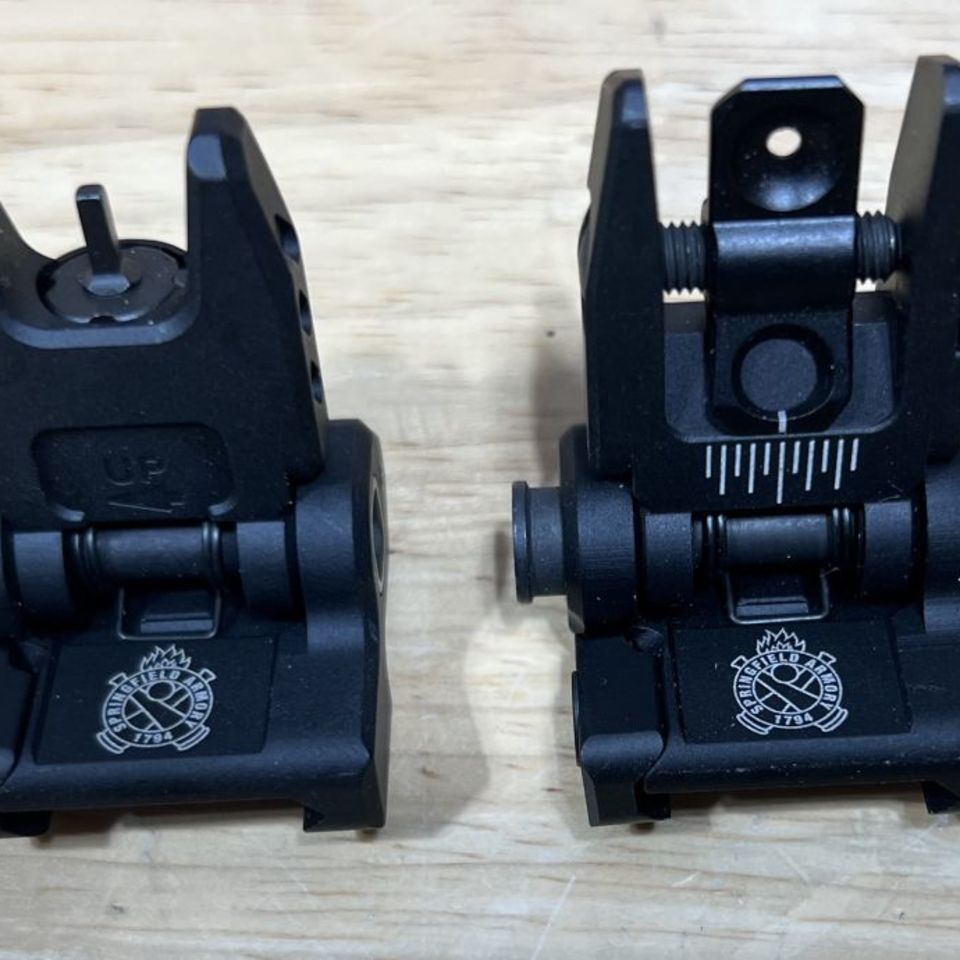 Image 1 - Springfield Flip-Up Irons/BUIS