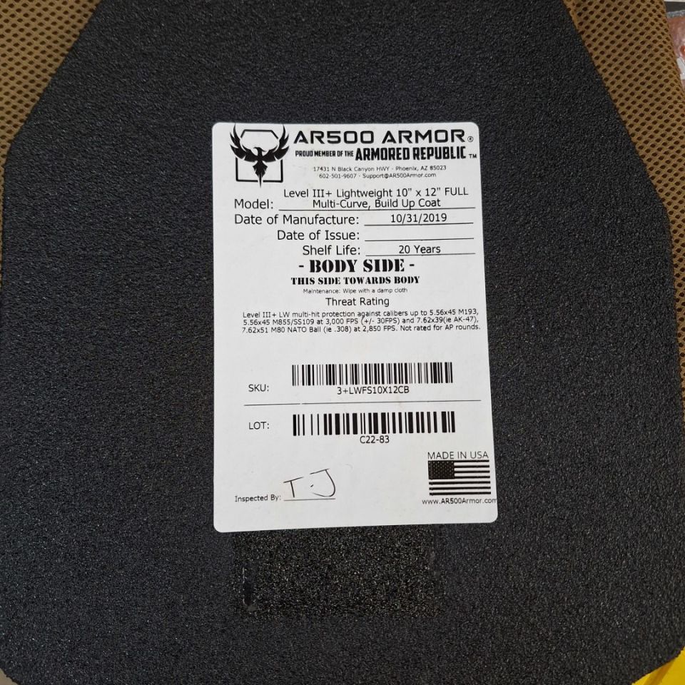 Image 2 - Level III+ Plates