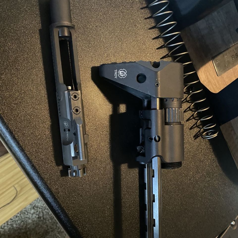 Image 2 - Troy MP7A1 PDW stock and bcg