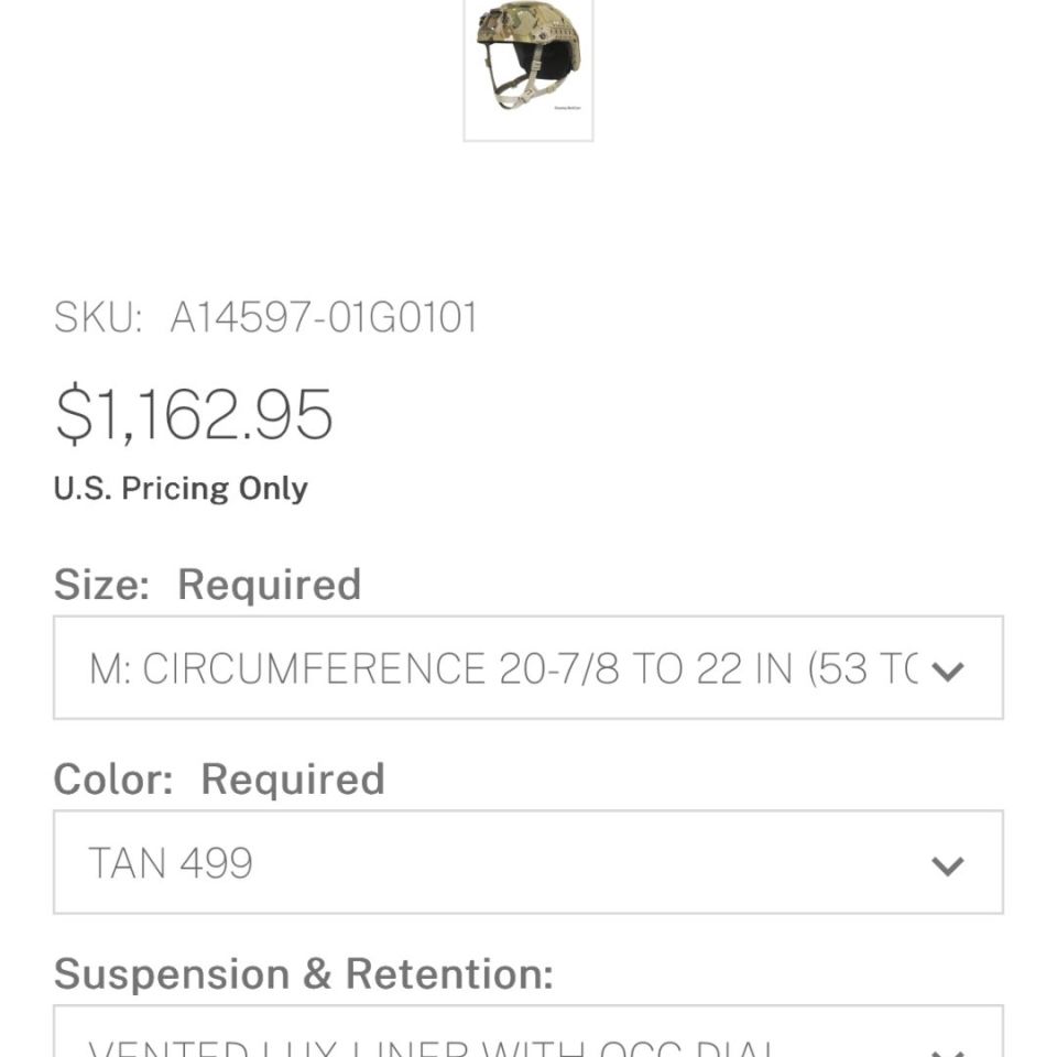 Image 2 - Ops-Core FAST SF CARBON W/ BAL