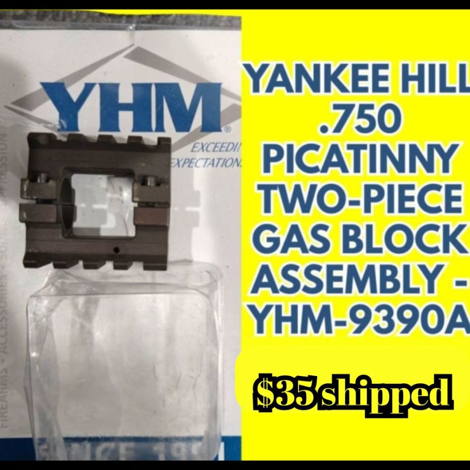 Image 1 - 2 piece Picatinny Gas Block