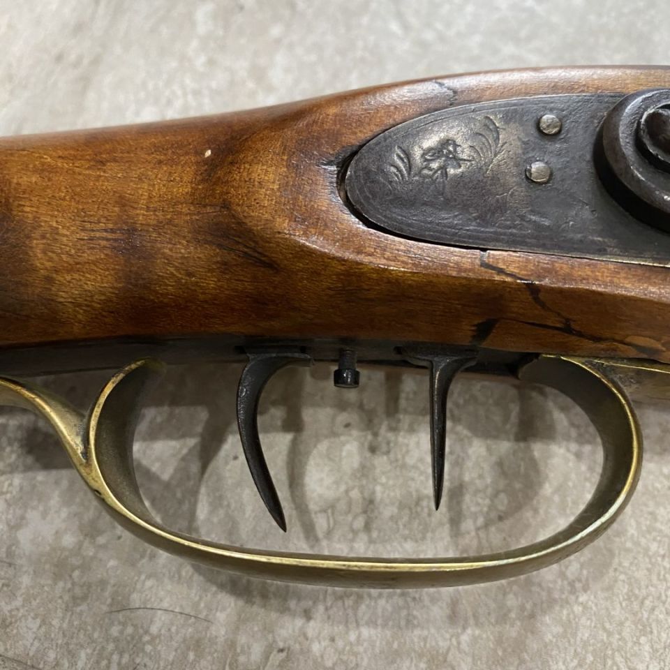 Image 3 - Antique Percussion Rifle 1800s