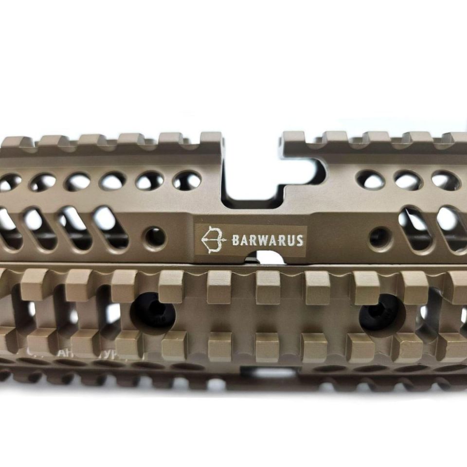 Image 5 - Barwarus Alpha-1 Handguard FDE Alpha Tan Rail