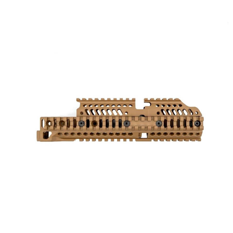 Image 2 - Barwarus Alpha-1 Handguard FDE Alpha Tan Rail
