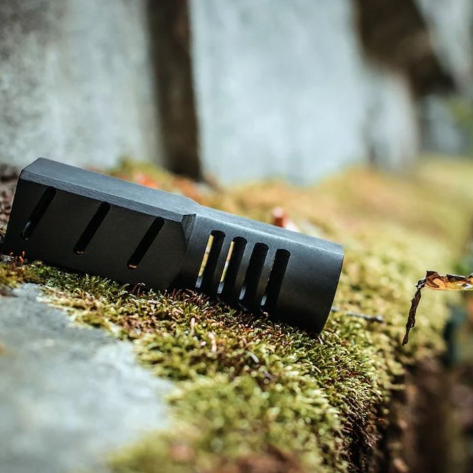 Image 3 - Barwarus Hypercane Saiga 12 Muzzle Brake Vepr 12 Shotgun Compensator