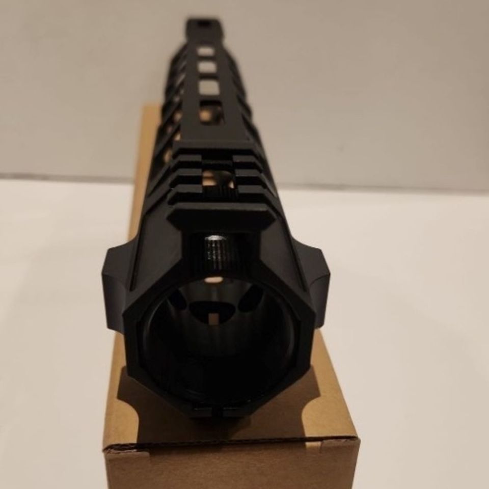 Image 3 - 12" AR15 MLOK Freefloat Handguard AR-15 M-LOK Rail Steel Barrel Nut