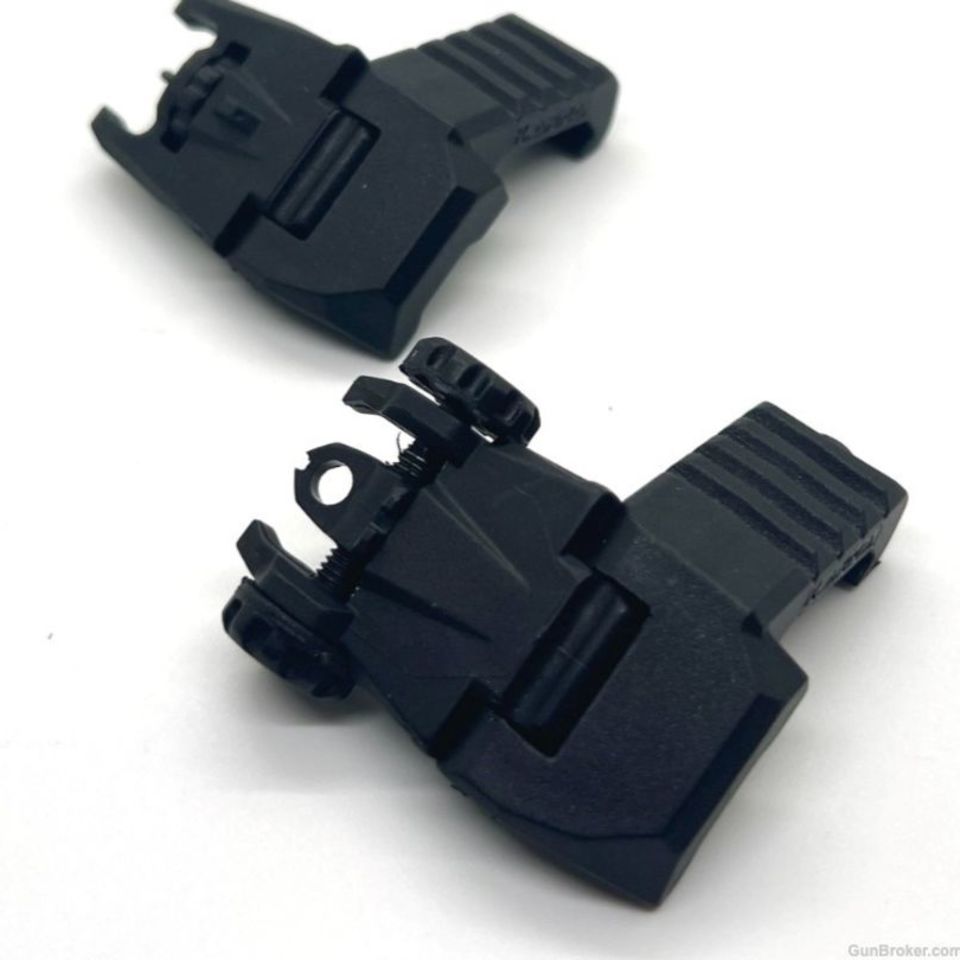 Image 3 - Angled Canted Flip Up Sights Offset Transition Sight