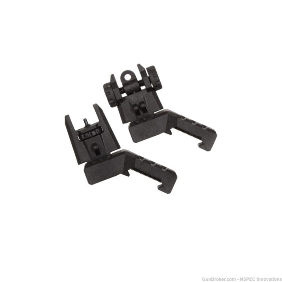 Image 1 - Angled Canted Flip Up Sights Offset Transition Sight