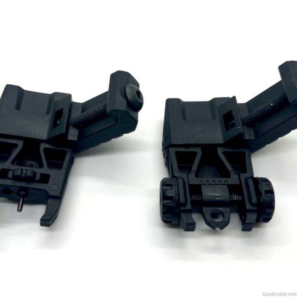 Image 4 - Angled Canted Flip Up Sights Offset Transition Sight