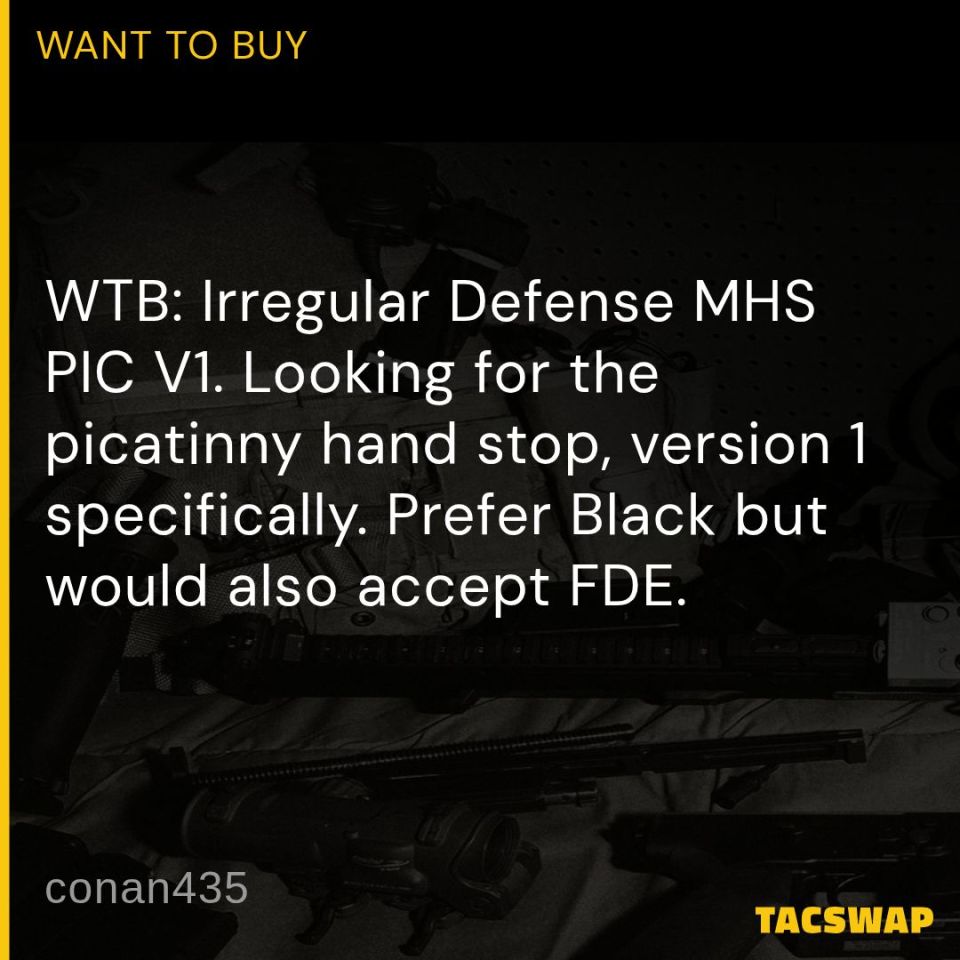 Image 1 - Irregular Defense hand stop