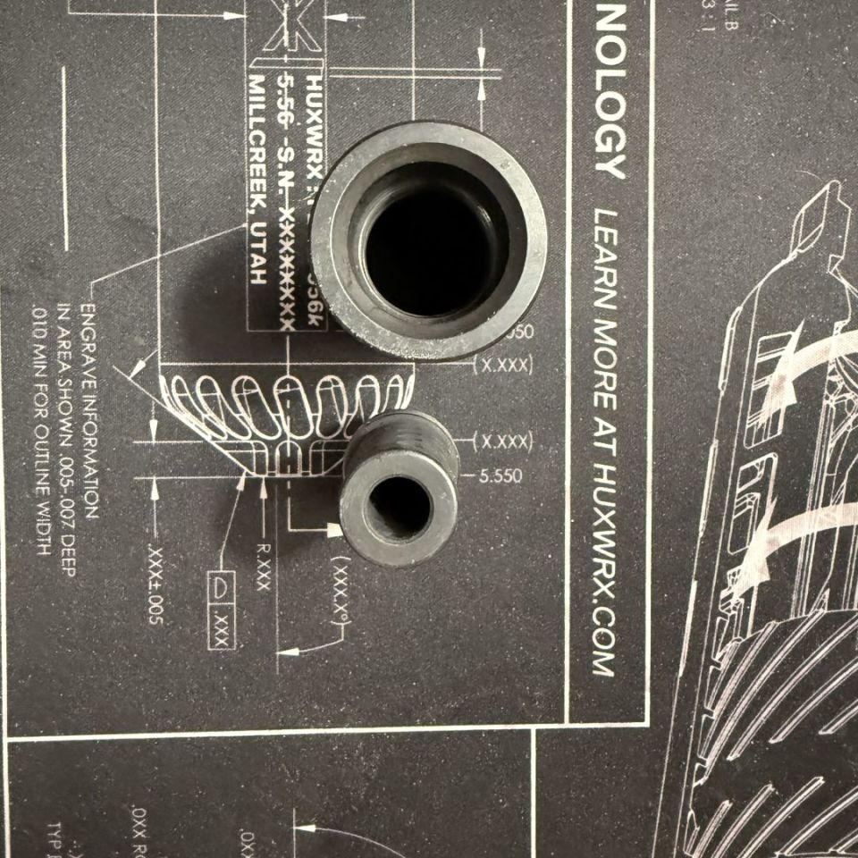 Image 2 - 1/2x28 blast can with muzzle d