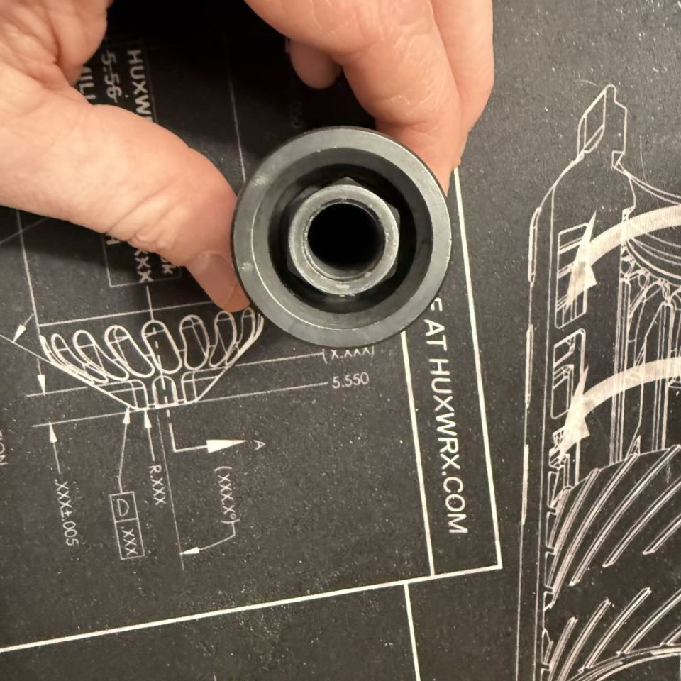 Image 5 - 1/2x28 blast can with muzzle d