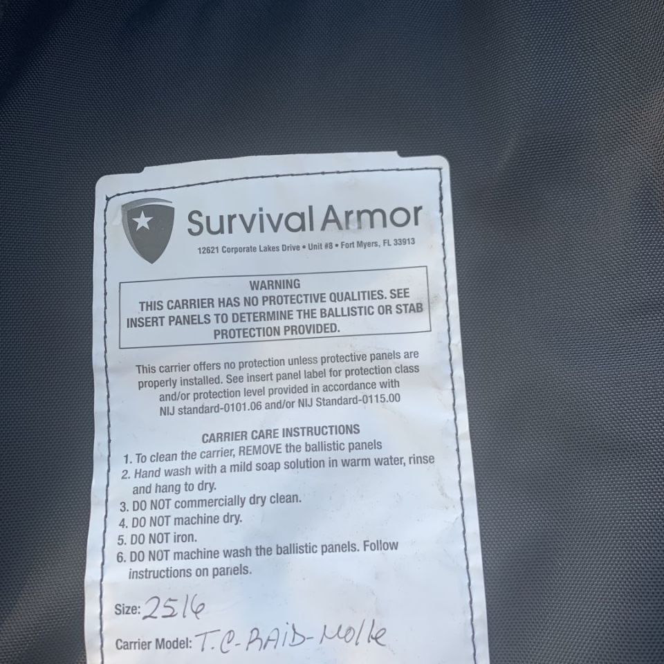 Image 3 - Survival Armor raid vest 