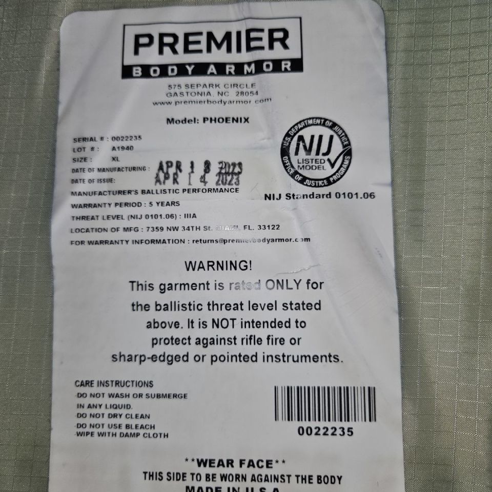 Image 3 - Premier Body Armor