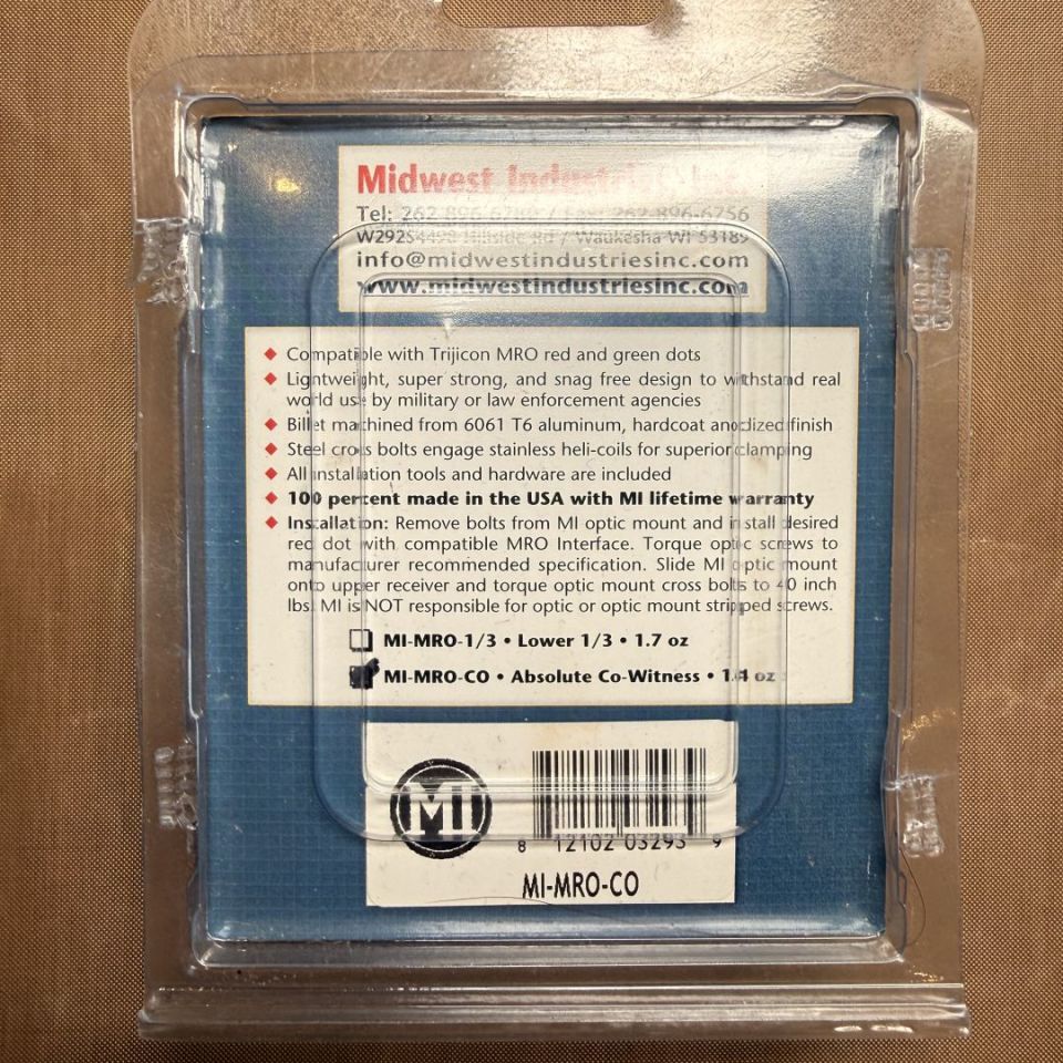 Image 4 - TRIJICON MRO CO OPTIC MOUNT